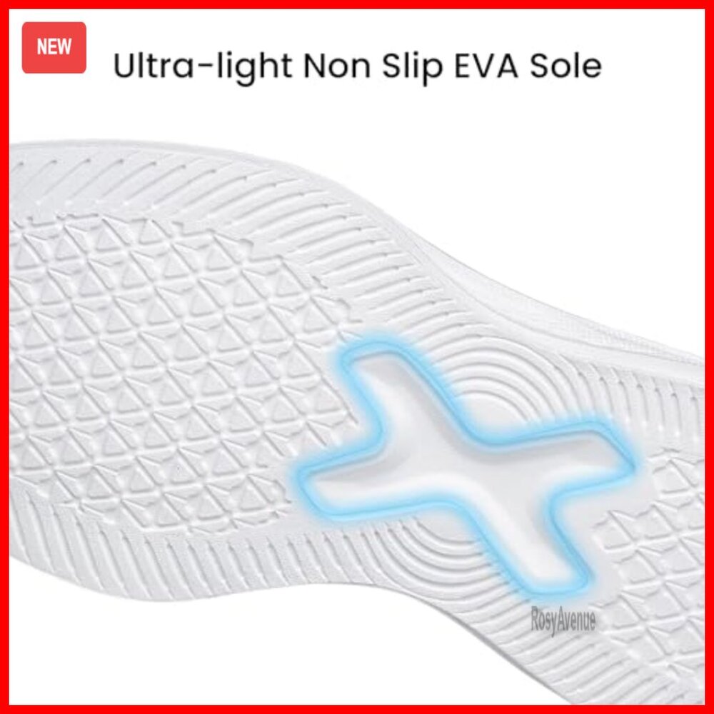 Slip On Walking Shoes Breathable Non Slip Athletic Sneakers Gym Workout - Picture 5 of 7